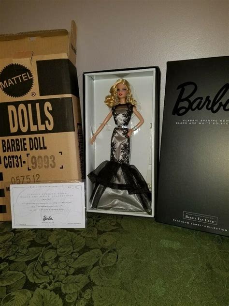 Classic Evening Gown Barbie W Shipper Platinum 2015 Bfc Exclusive New Nrfb 1988804487