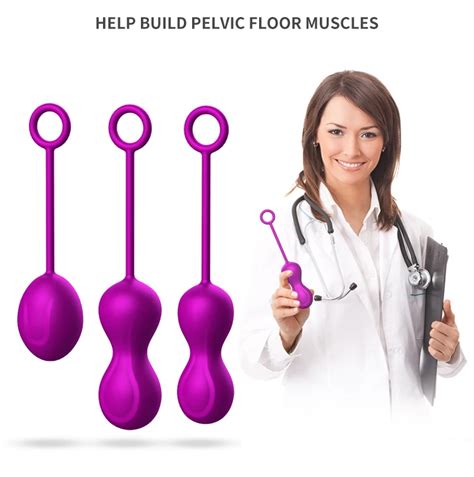 full silicone kegel ball sets vagina exercise ball kit sex toys for adult rubber ball sex toy