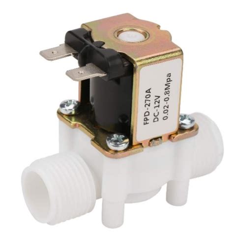 12v Dc Normally Closed Water Solenoid Valve Srk Electronics