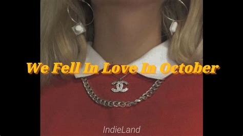 We fell in love in October- Girl in red 《Lyrics》 - YouTube