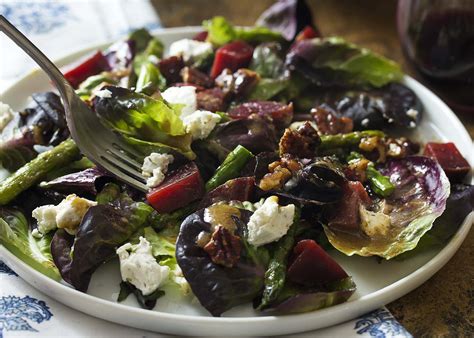 French Country Salad With Asparagus And Roasted Beets Just A Little