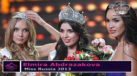 Elmira Abdrazakova Newly Crowned Miss Russia 2013 Youtube