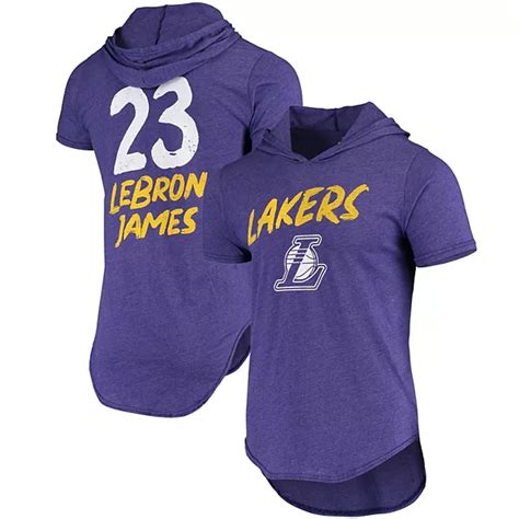 Mens Fanatics Branded Lebron James Heathered Purple Los Angeles Lakers