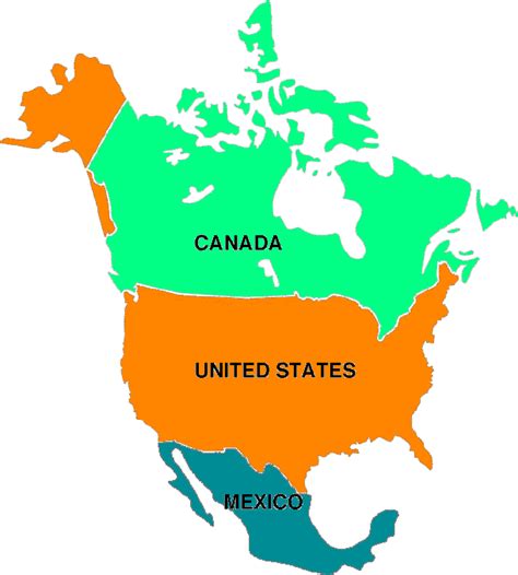 How Many Countries Are In North America With Map 247 Continents