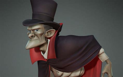 3d Creepy Gentleman Character Illustration Illustration Agent Website