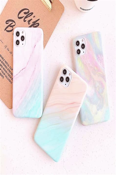 Gradual Color Marble Phone Case For Iphone 11 Pro Max Xr Xs Max 6 6s 7