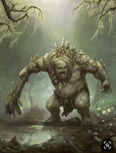Swamp Troll Fantasy Monster Fantasy Character Design Fantasy Art