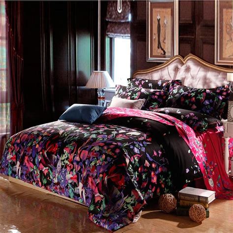 Purple black spots 3d print duvet quilt doona covers pillow case bedding sets. Black Purple and Red Green Country Floral Waverly Toile ...