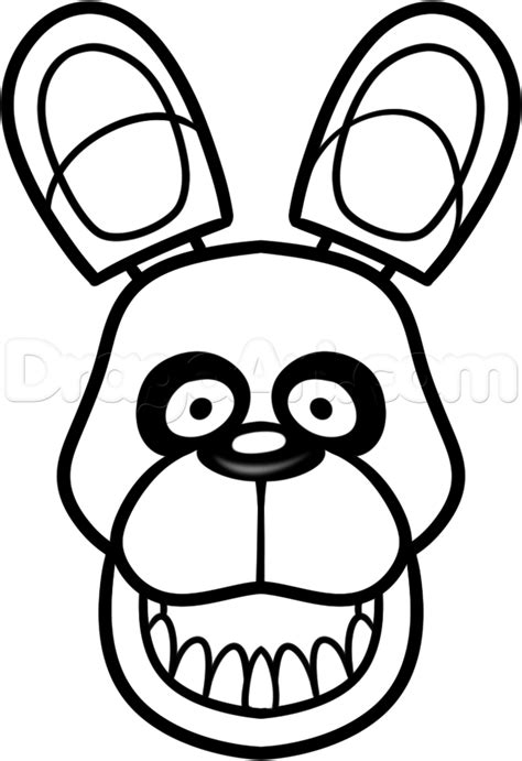 Bonnie How To Draw Easy Bunny Coloring Pages Fnaf Coloring Pages