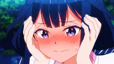 Anime Embarrassed Face Gif