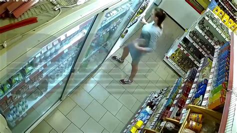 Woman Steals Goods From Store By Hiding It Under Tight Fitting Dress Youtube