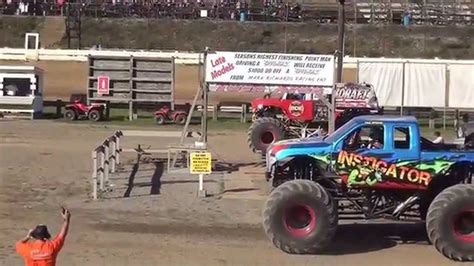 Monster Trucks At Pittsburgh Pa Motor Speedway 2015 Youtube