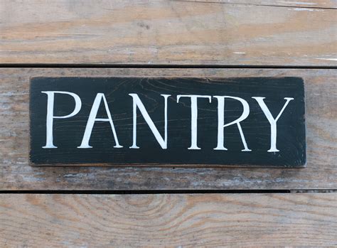 Black Pantry Sign By Our Backyard Studio In Mill Creek Wa The Weed