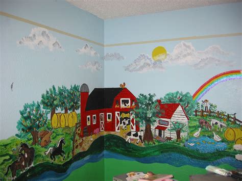 Kids Wall Mural Ideas Diy Painting Examples Dengarden