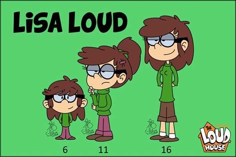 Lisa Loud Growing Up By C Bart On Deviantart Loud House Characters