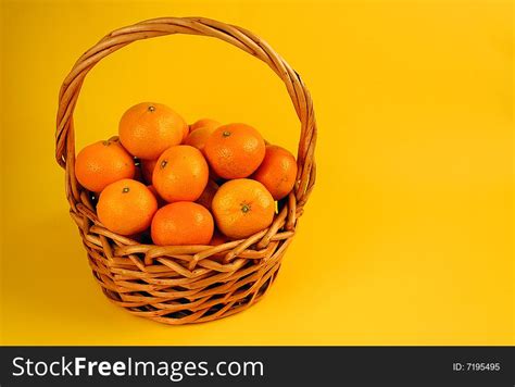 Basket Of Oranges Free Stock Images And Photos 7195495