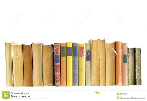Row Of Vintage Books Stock Photo Image Of Covers Bindings 36345882