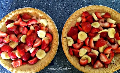 Southern Strawberry Banana Pie Robin Oneal Smith