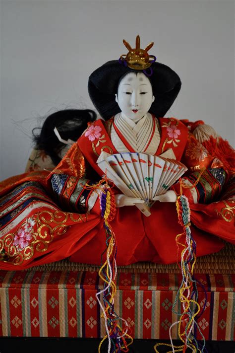 Japanese Hina Doll Pair Large Vintage Ningyo Etsy Hina Dolls
