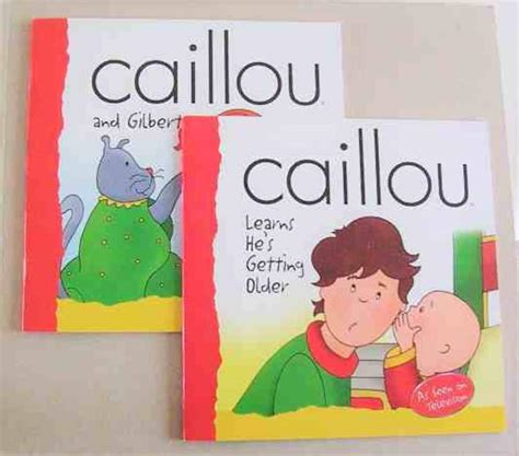 Two Caillou Books One Price Caillou Learns Hes Getting Etsy
