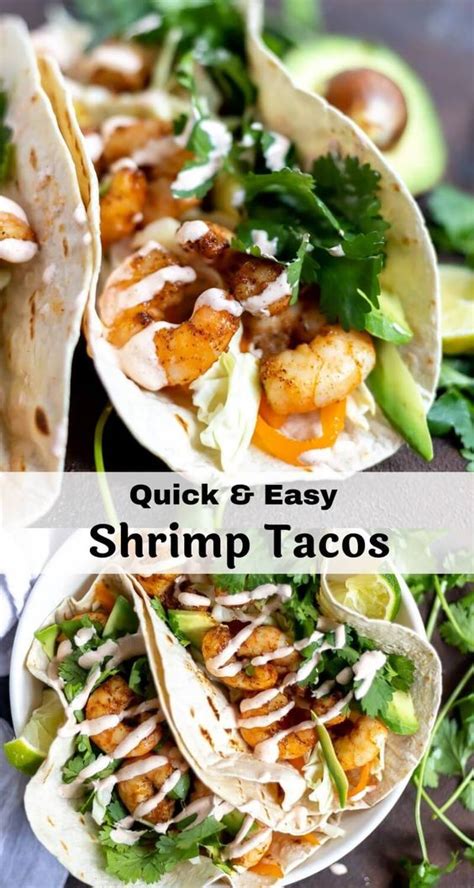 Are you the one of those who thinks taste and health can't go hand in hand? These Easy Shrimp Tacos - dessert recipes diabetics