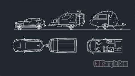Caravan Detail Drawings Free Dwg Cadsamplecom