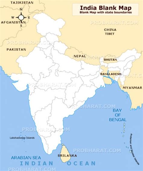 India Location Area And Boundaries And Administrative Divisions Of
