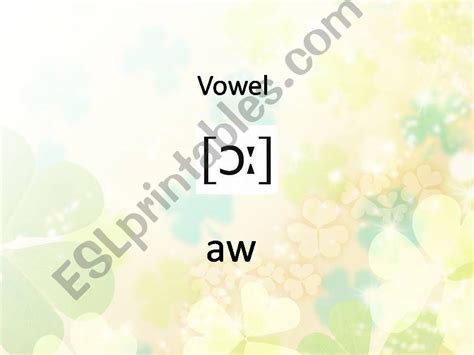 Esl English Powerpoints Vowel