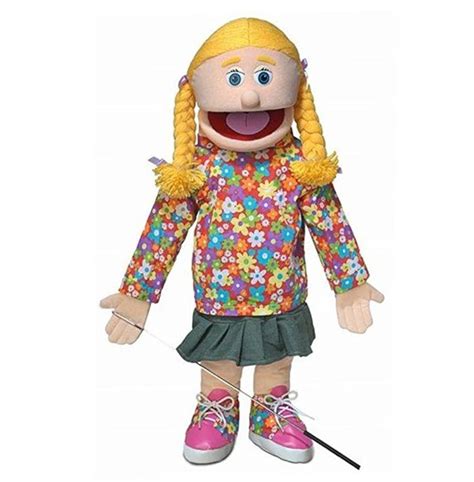 25″ Cindy Peach Girl Full Body Ventriloquist Style Puppet Lalial