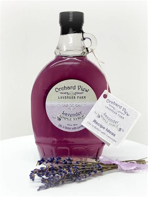 Lavender Simple Syrup Orchardviewlavender