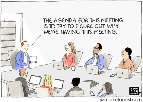 Cartoon Todays Meeting Agenda Henry Kotula