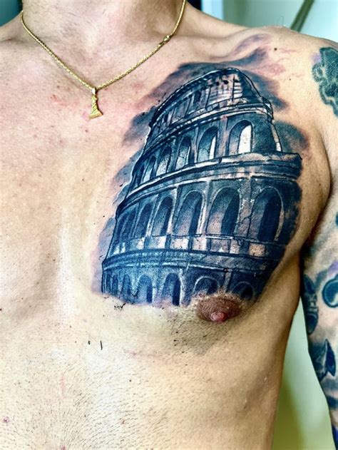 Colosseum Done By Jr At Addiction Tattoos Rtattoo