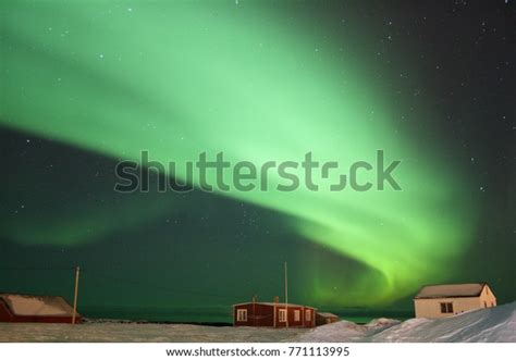 Northern Lights Over Polar Circle Stock Photo 771113995 Shutterstock