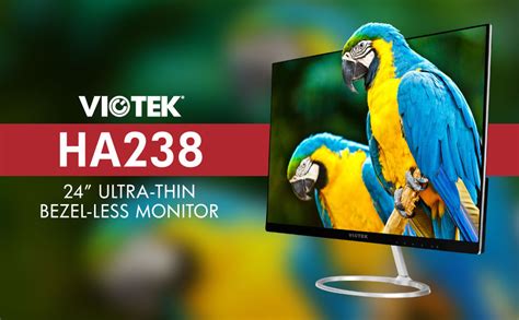 Viotek Ha238 24 Ultra Thin Led Computer Monitor Viotek