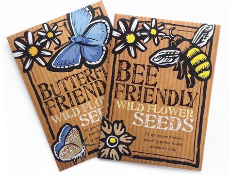 Zaaptol Bee And Butterfly Friendly Wild Flower Seeds Duo