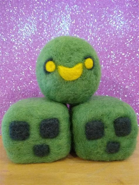 I Felted A Completely Legit Stack Of Slimes Rminecraft
