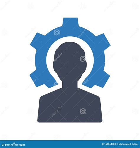 User Account Management Icon Stock Vector Illustration Of Symbol