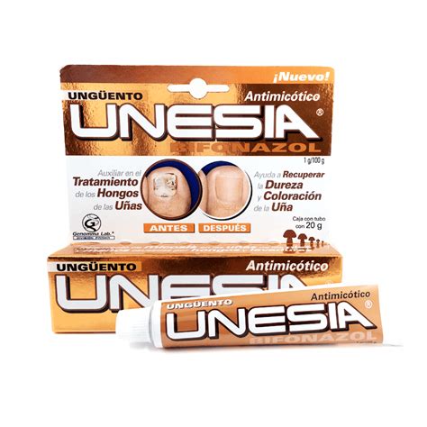 Unesia Bifonazol Cream 20g Para Hongos De Genomma Lab 1095 O Menos