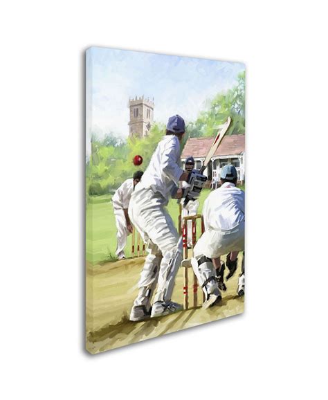 Trademark Global The Macneil Studio Cricket Players Canvas Art 12