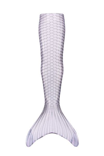 Silver Mermaid Tail For Swimming White Limited Edition Tail By Fin Fun