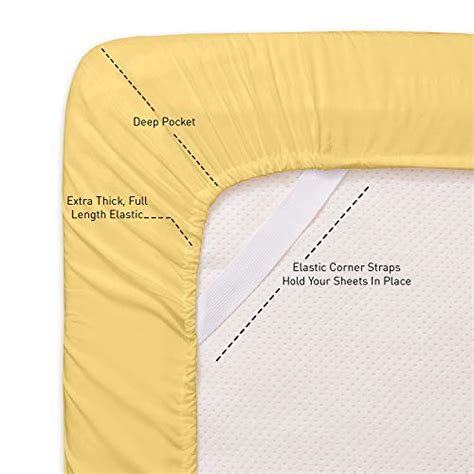 1500 Supreme Collection King Sheet Sets Yellow Luxury Hotel Bed