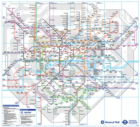 London Tube Map And Overground Ceciliaszabo