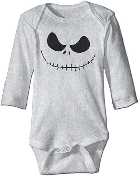 Nightmare Before Christmas Jack Skellington Baby Long Sleeve Bodysuit