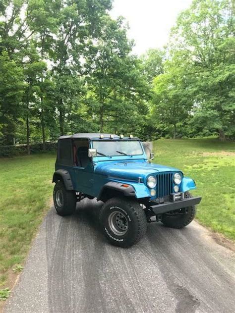 1984 Jeep Cj7 Blue Classic 1984 Jeep Cj