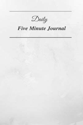 Daily Five Minute Journal by Stripe Journals, Paperback