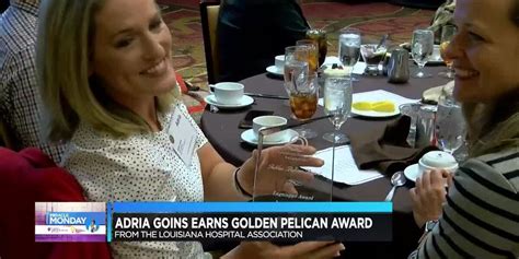 Ksla News S Adria Goins Earns Lha S Golden Pelican Award