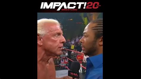 Ric Flair Slaps The Taste Out Of Jay Lethal S Mouth Tna Impact May