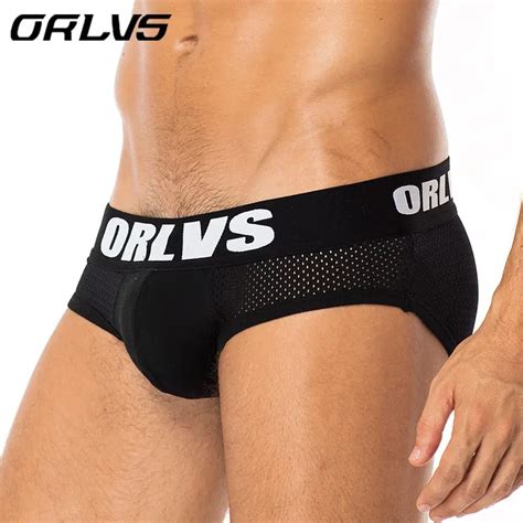 2018 New Orlvs Brand Gay Men Underwear Briefs Men Underwear Men Sexy Cotton Cuecas Male Panties