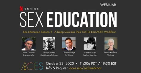 Live Webinar Sex Education Season 2 A Deep Dive Into The End To End Aces Workflow Sony Cine