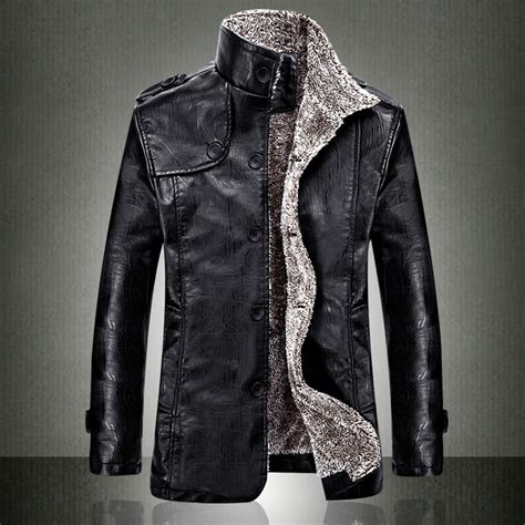 Buy designer jackets & coats and get free shipping & returns in usa. European Fashion Mens Vintage Thickening PU Leather Jacket ...
